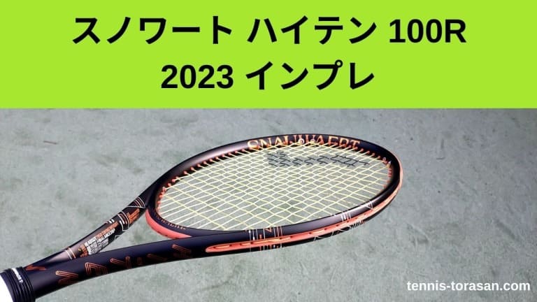 スノワート ハイテン 100R 2023 インプレ 評価 感想レビュー 柔らか 