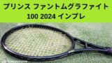 プリンス ファントムグラファイト 107 2024 2025 インプレ 評価 