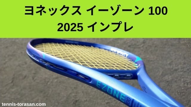 ヨネックス イーゾーン 100 2025 インプレ 評価 感想レビュー 大人気の 